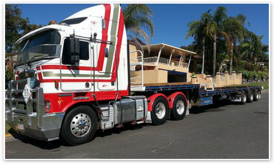 Flatbed Truck With Crane Hire  Otmtransport.com.au
