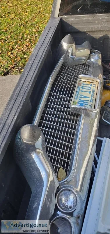 Vintage Cadillac Front Bumper with Grill
