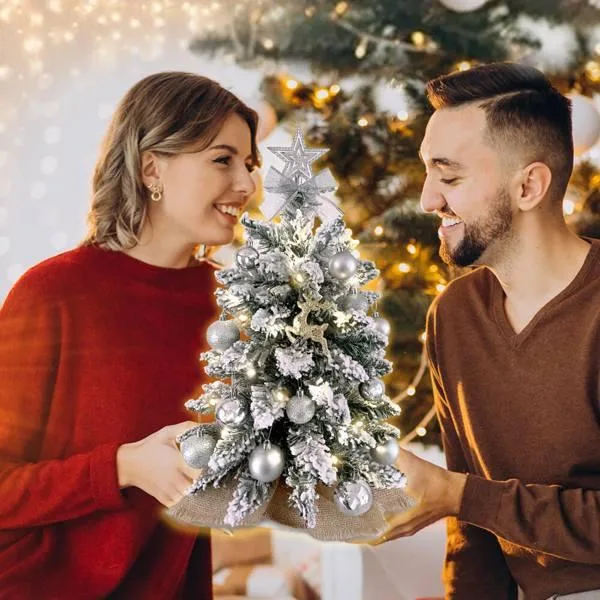 Exquisite Christmas Tree with LED Lights 2ft Table Top FREE SHI