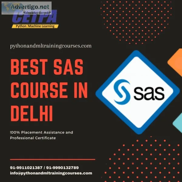 Start job oriented best online sas course in delhi