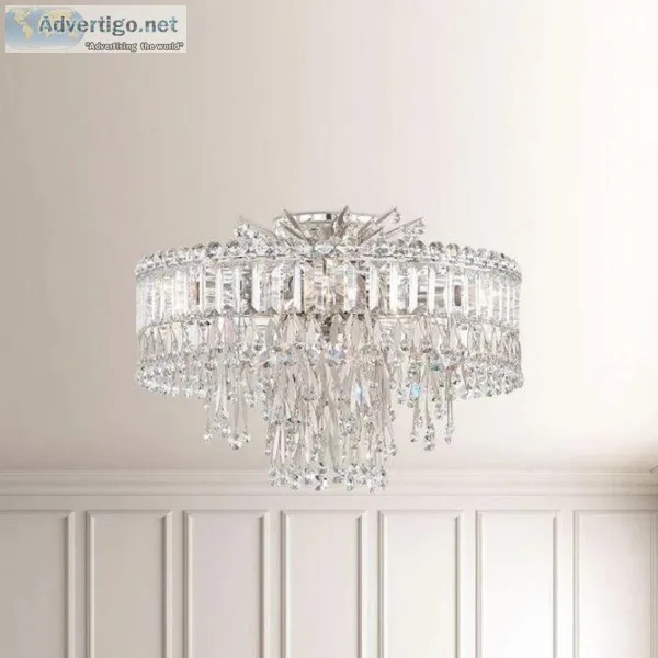 Schonbek LR1004 Triandra 5 Light Ceiling Mount  Luxury Wall Scon