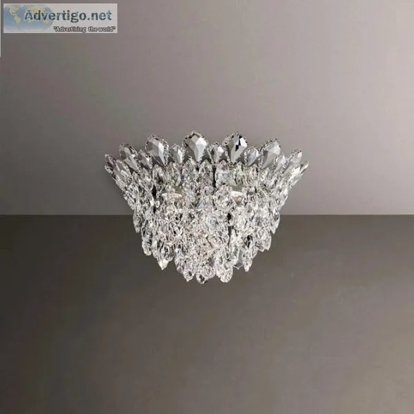 Schonbek TR1201 Trilliane Strands 4 Light Ceiling Mount  Modern 