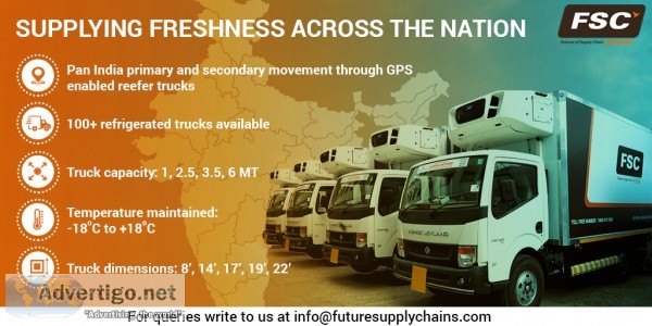 We deliver freshness across india - future supply chain