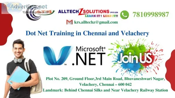 Dot Net Training institute in Velachery