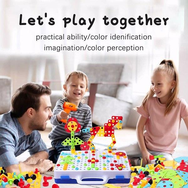 237 Pieces Creative Toy Drill Puzzle Set FREE SHIPPING
