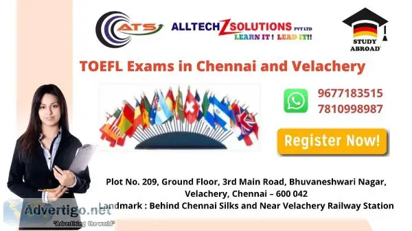 TOEFL Certification in Chennai and Velachery