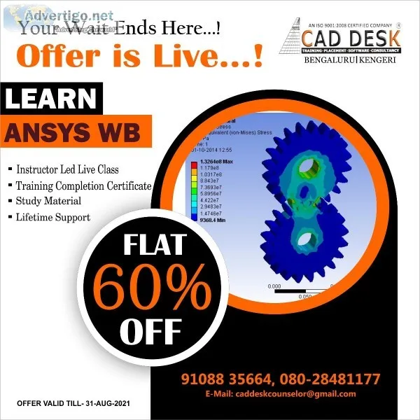 CAD DESKKengeriBangalore &ndash Offers training on ANSYS WB