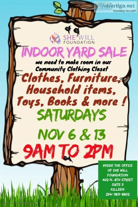 Indoor Yard Sale