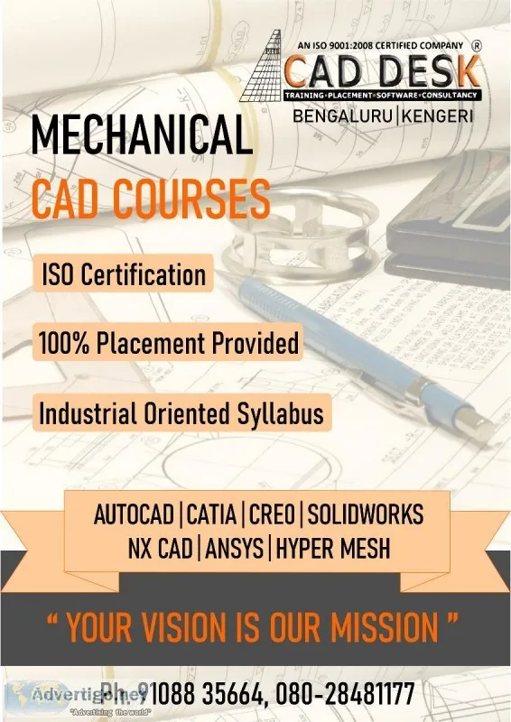 CAD DESKKengeriBangalore &ndash Offers training on CREO