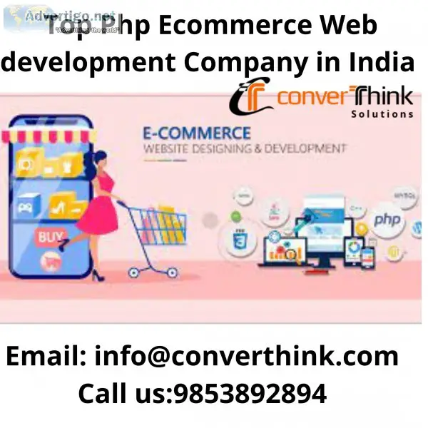 Top php ecommerce web development company in india | converthink