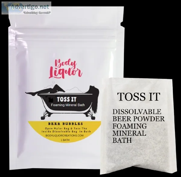 Ginger Beer Suds Toss it bath