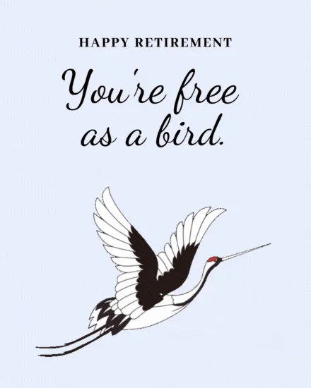Happy retirement gif cards & group greeting ecards