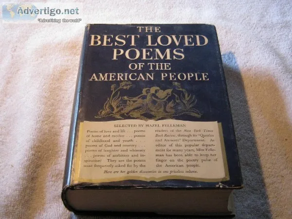 THE BEST LOVED POEMS OF THE AMERICAN PEOPLE &ndash copyright 193
