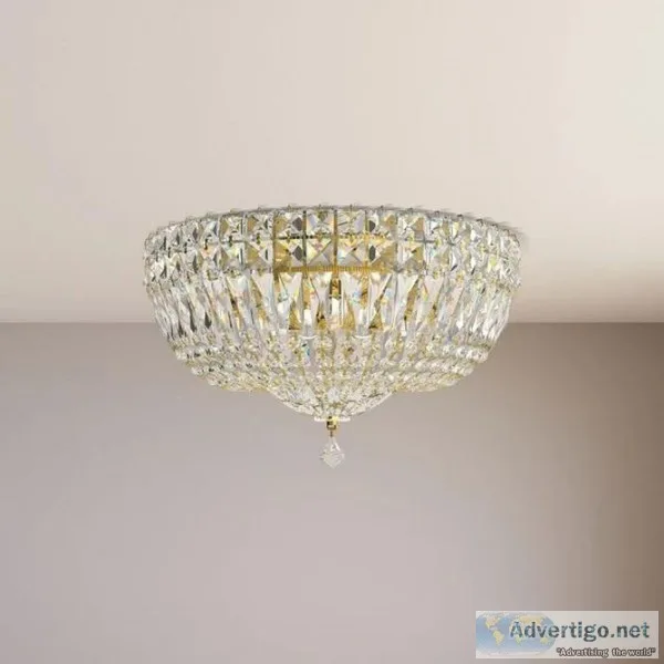 Schonbek 5893 Petit Crystal Deluxe 5 Light Ceiling Mount  Luxury