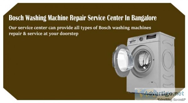 Bosch washing machine repair in bangalore