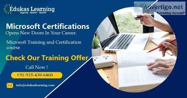 Microsoft training and certification course