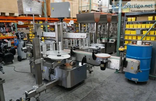 Label Air Inc Double Side Round Flat and Oval Labeling Machine