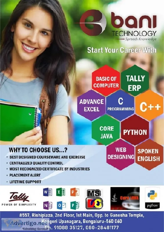 BANI Technology Kengeri &ndash offers training on Web Designing