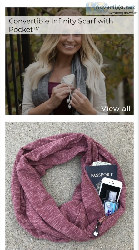 Infinity convertible scarf, perfect for the holidays!