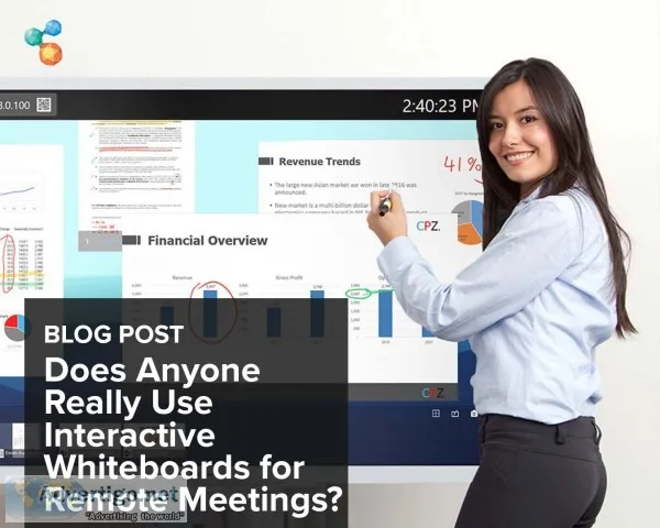 Interactive whiteboards for remote meetings | vizetto