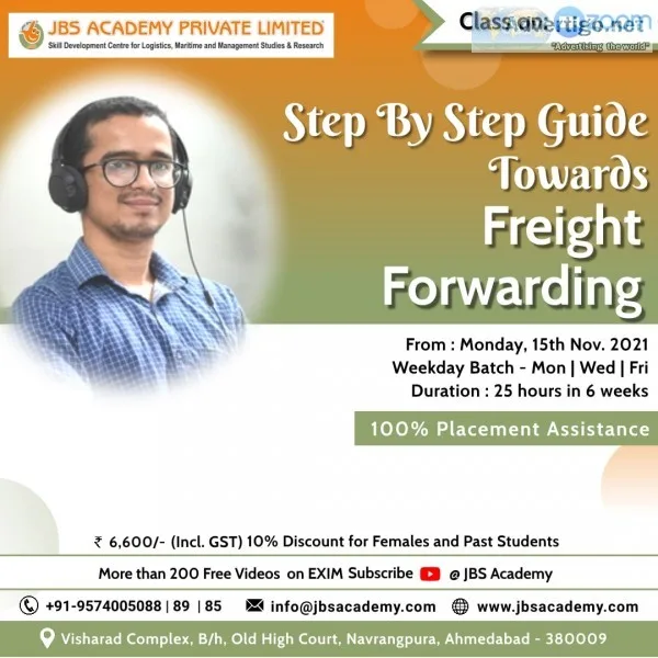 Step by step guide towards freight forwarding by jbs academy