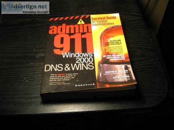 Like NEW  Admin 911 _Windows 2000 DNS and WINS