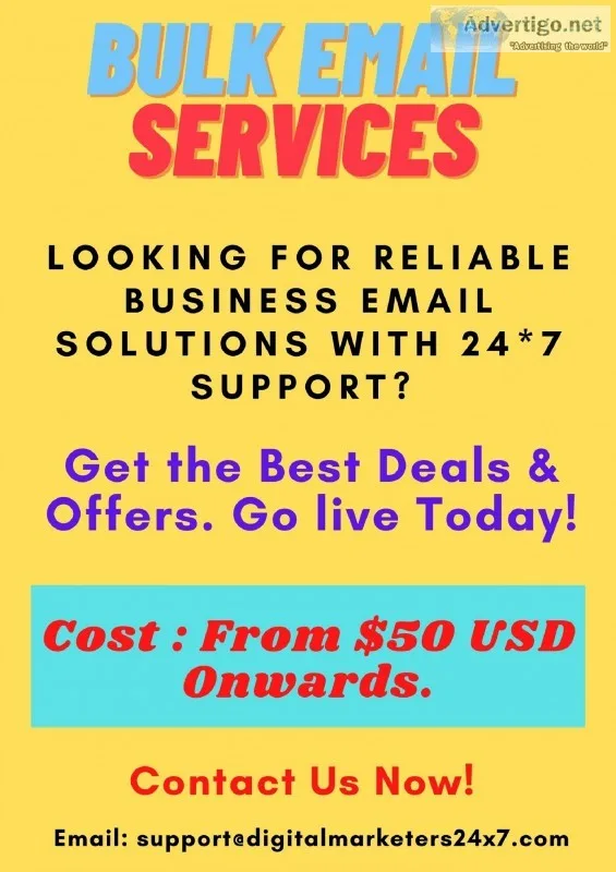 Best bulk email marketing services in india 2021