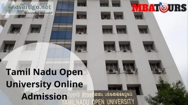 Tamil Nadu Open University Online Admission
