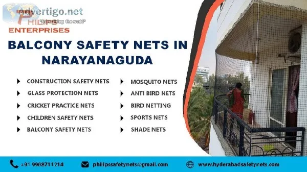 Balcony Safety Nets in Narayanaguda