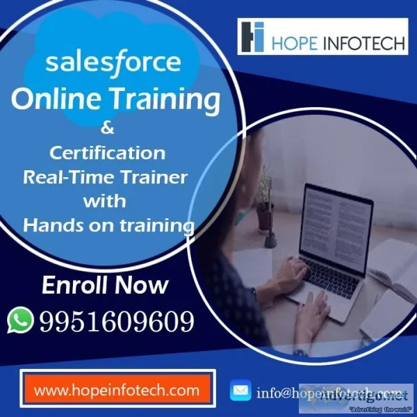 Salesforce online training  Enroll Now for free Demo 9951609609