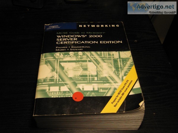 Like New  MCSE Guide to Microsoft Windows 2000 SERVER CERTIFICAT