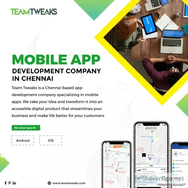 Teamtweaks - mobile app development company