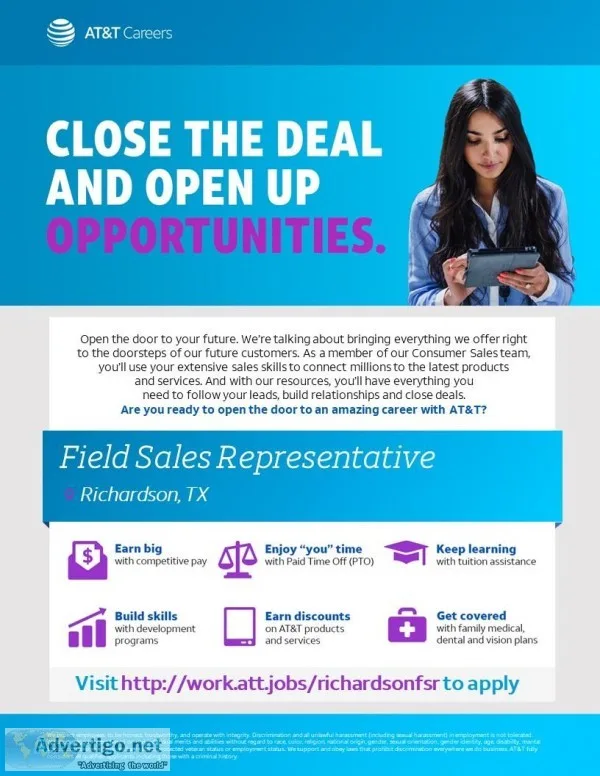 Field Sales Representative - Richardson TX