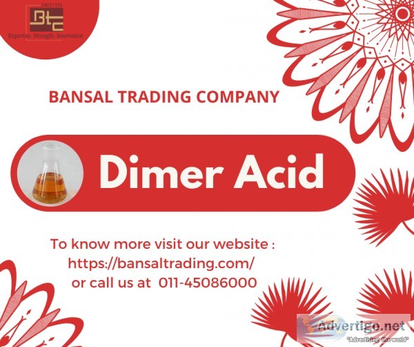 Dimer acid manufacturer in india - bansal trading company