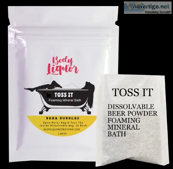 Ginger Beer Suds Toss it Bath