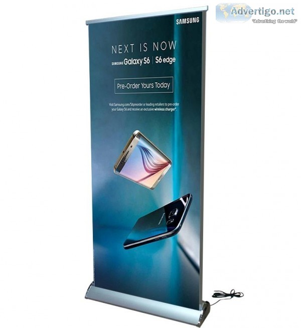 Order Now   Roll Up Banner Stand for Brand Promotions   Canada