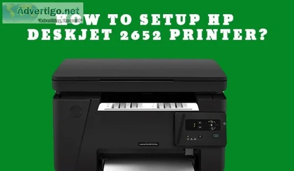 How to perform hp deskjet 2652 wifi setup?