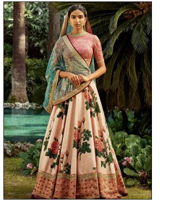 Buy Crop Top Lehenga Online Ethnicplus.in