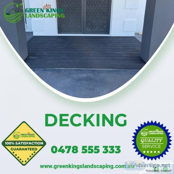 Hire Decking Melbourne From Green Kings Landscaping