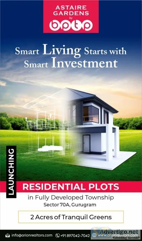 Bptp plots in sector 70a gurgaon