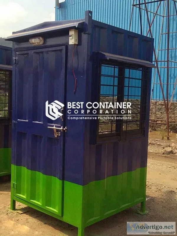Portable Security Cabin and Its Features  Security Cabin Manufac