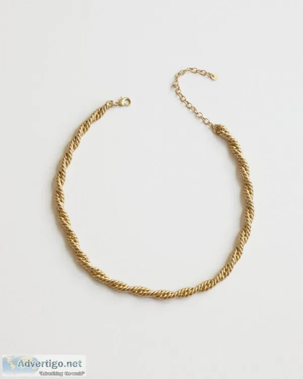 Alanna Gold Chain Layered Necklace - demijames