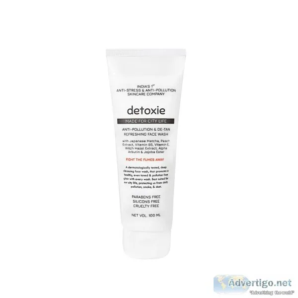 Anti pollution face wash