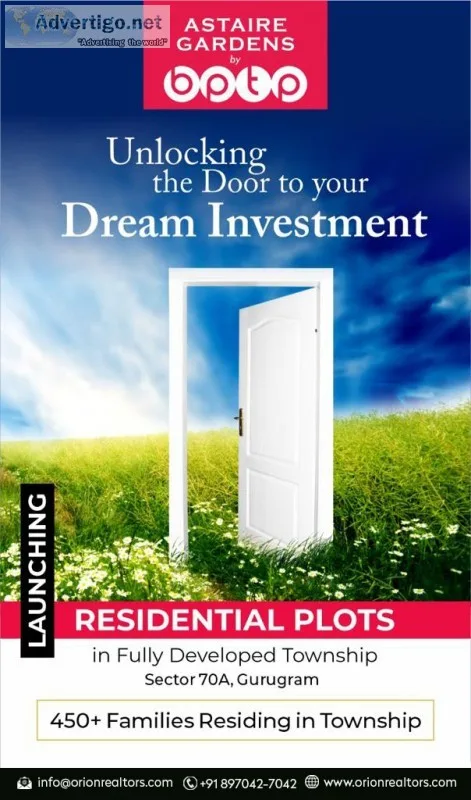 Bptp plots in sector 70a gurgaon