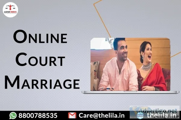 Online Court Marriage  8800788535  Lead India Law Associates
