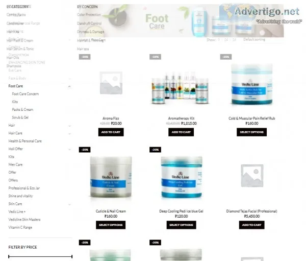 Best foot care products in india | vedicline
