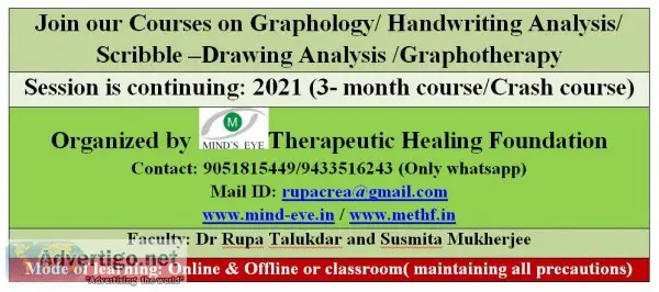 Handwriting analysis and grapho therapy