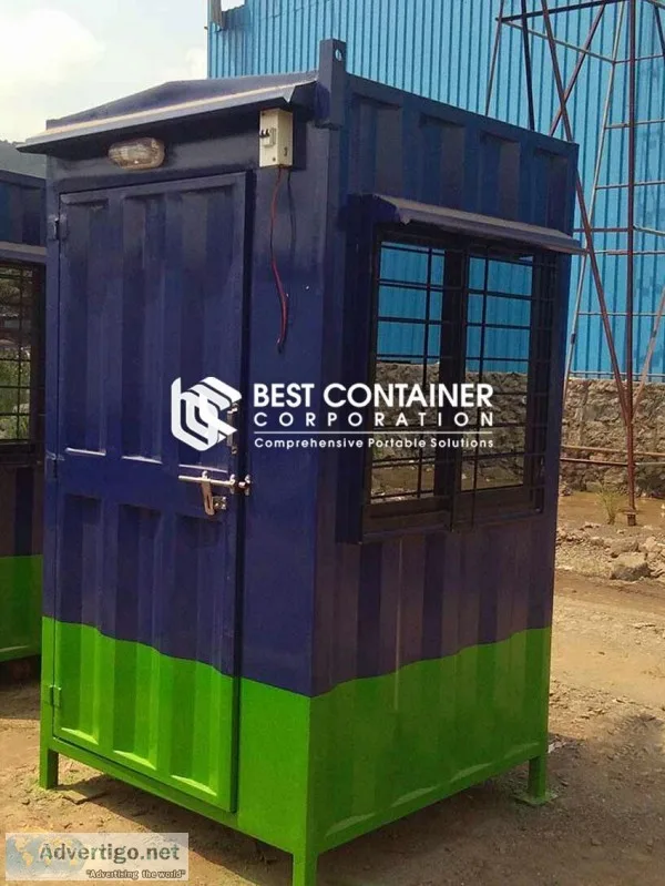 Portable Security Cabin and Its Features  Security Cabin Manufac