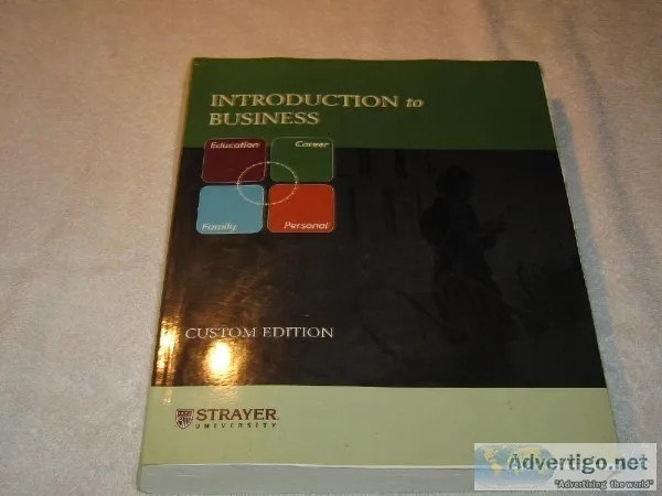 INTRODUCTION to BUSINESS &ndash CUSTOM EDITION