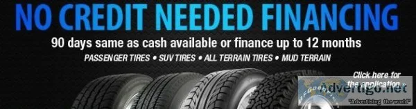 39 DOWN 4 NEW TIRES  NO CREDIT